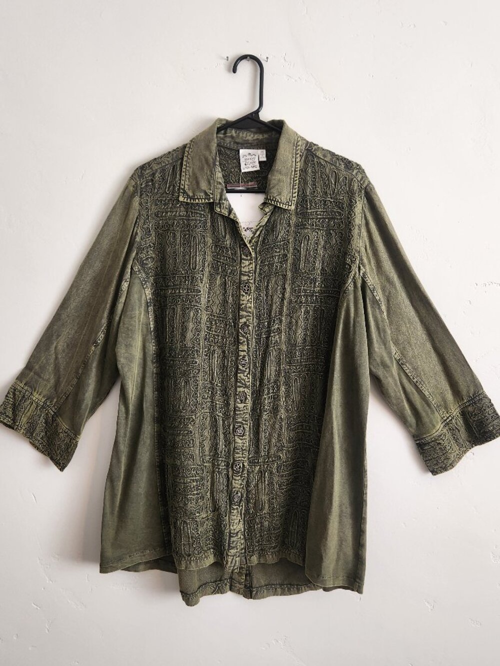 NWT Parsley & Sage button up blouse XL